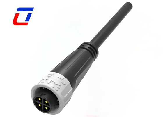M16 Push Lock Conectores eléctricos masculinos y femeninos Conector resistente al agua exterior 10A 4 pines