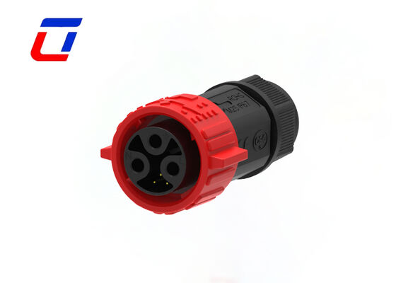 M25 15A+5A Conectores circulares de varios pines 3+3 pines de bloqueo rápido Conector de cable a tablero