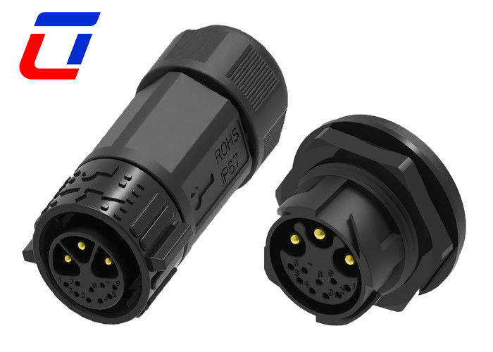 Conector industrial de 3 pines 30A resistente al agua macho hembra 12 pines enchufe y toma