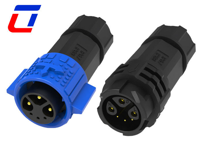 Conector de señal y alimentación de 3+3 pines circulares M19