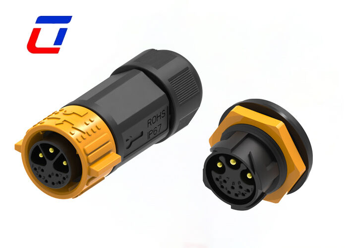 Tipo de conector de 3+9 pines M25 30A