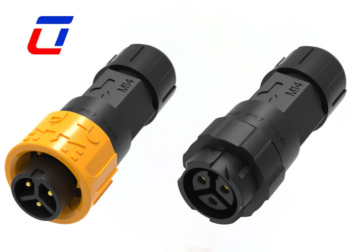 Conector Automotriz Impermeable M16 IP67 de 3 Pines, 300V, Conectores Cable a Cable