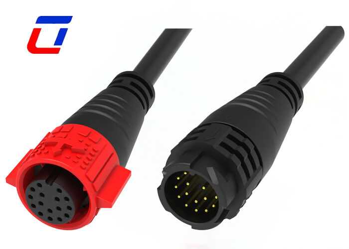 Conector de cable macho a hembra de 16 pines 300V M19, conectores circulares para transferencia de datos