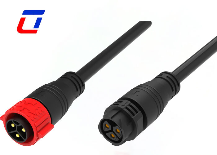 Conector de cable M25 3 pin 50A Conector rápido moldeado masculino femenino hecho en China