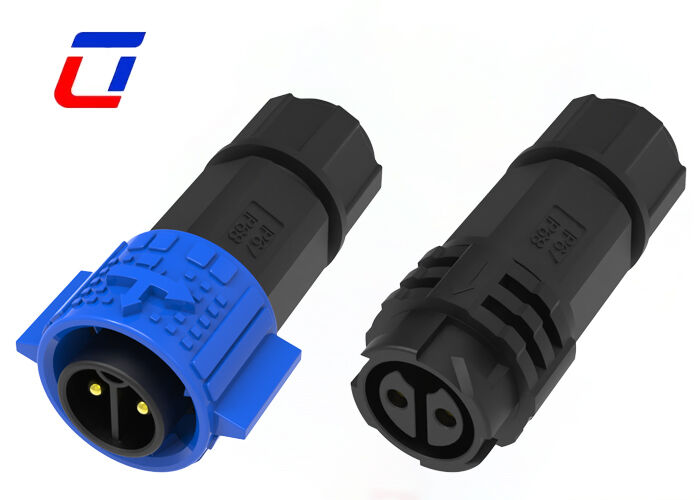 M19 20A 2 pin conector de alta corriente China IP67 Conector a prueba de agua Proveedor