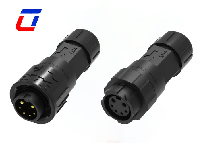 M16 Conector redondo de 300 V XLR impermeable 2 + 4 conectores de múltiples pines enchufe de señal de alimentación