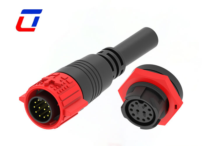 Corriente baja 5A M19 12 Pin cable de conexión rápida impermeable conectores de datos China fabricante