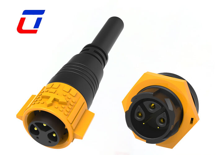 IP67 Conector a prueba de agua M19 3+2 Pin 300V Conector exterior de potencia y señal