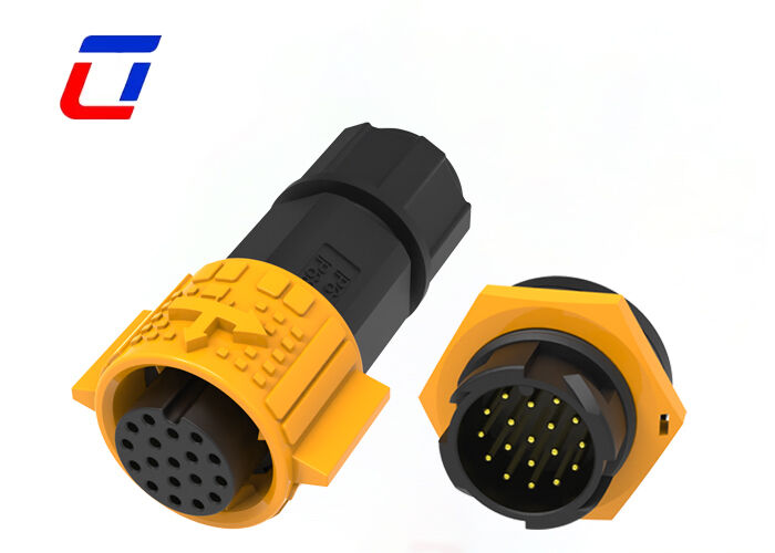 Conector de datos a prueba de agua Ulinkcon M19 18 pin Conector LED de cerradura rápida para exteriores Fabricante