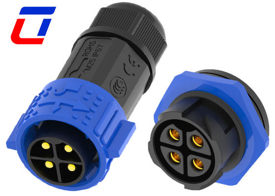 Conector de energía de 4 pines a la tabla 50A Conector de mamparo hermético